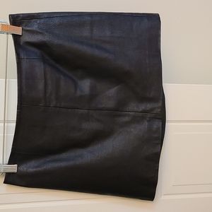 BB Dakota Real Leather Mini Skirt Size 2